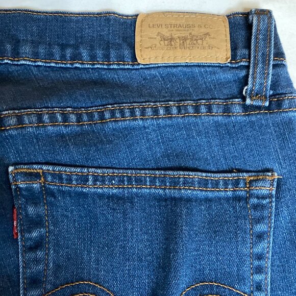 Levi's Curvy Bootcut 529 Jeans Women's 12S Blue Cotton Blend - Picture 8 of 8